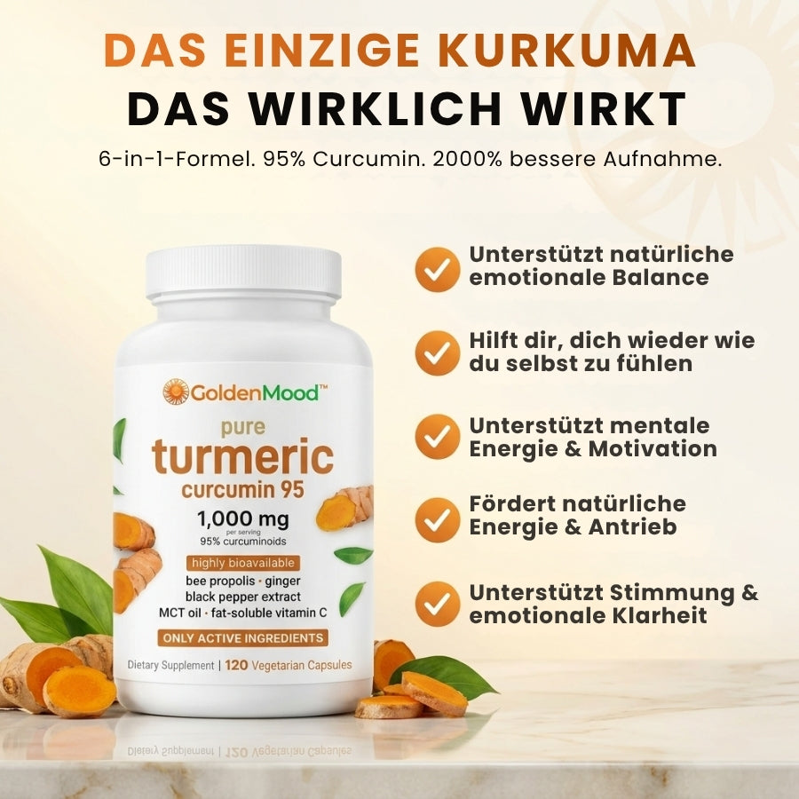 GoldenMood™ | Bioverfügbare Curcumin-Stimmungsformel