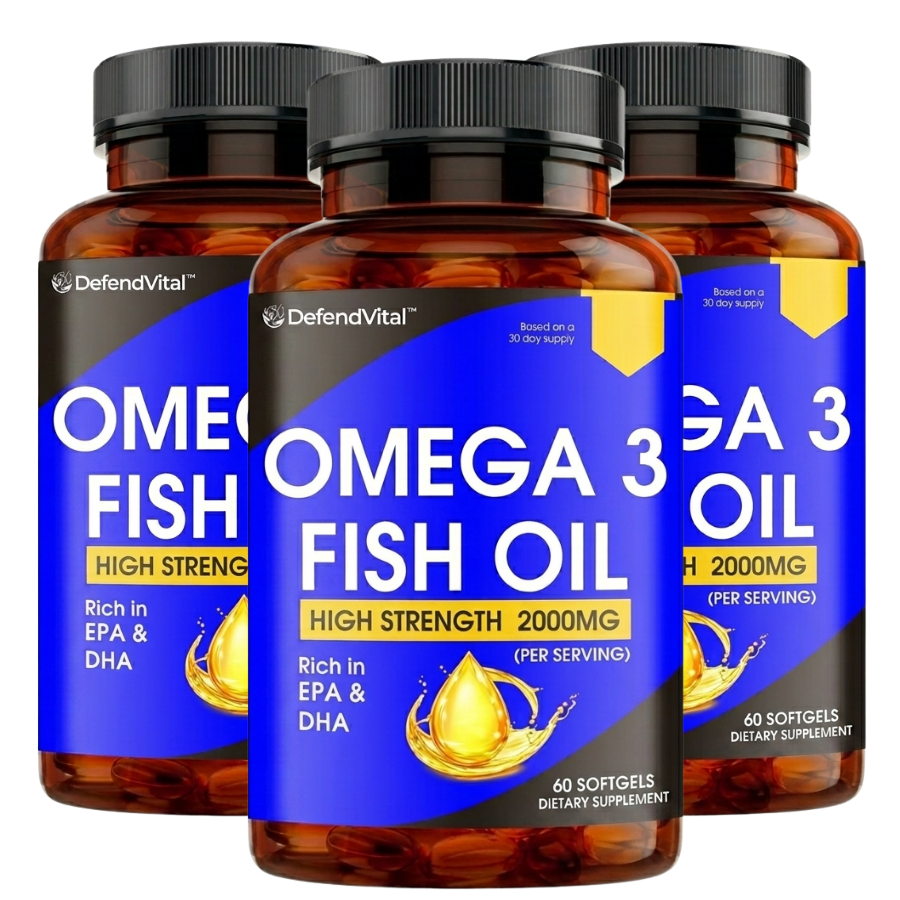 DefendVital™ | Super Omega-3 – Echte Potenz EPA + DHA Formel