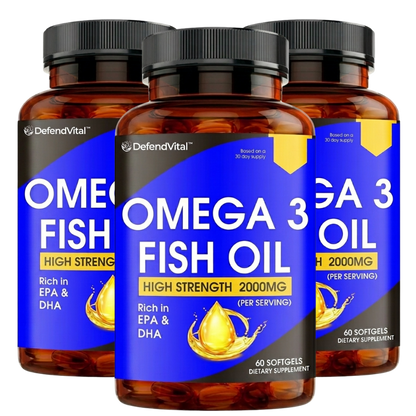 DefendVital™ | Super Omega-3 – Echte Potenz EPA + DHA Formel