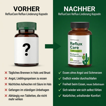 RefluxCare™ | 100% Pflanzlich gegen Sodbrennen