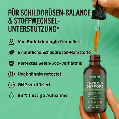 ThyroBloom™ | Natürlicher Schilddrüsen-Komplex für Frauen