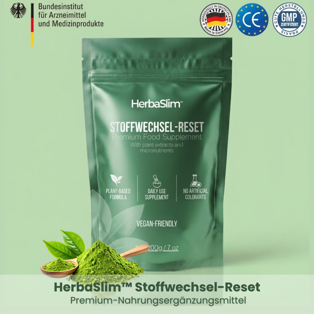 HerbaSlim™ | Abnehmpulver mit 100 % pflanzlicher Matcha-Kraft