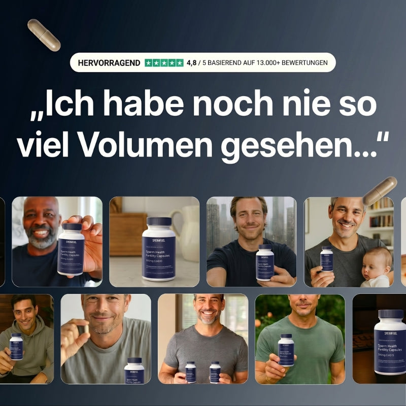 SpermFuel™ | 300mg CoQ10 + hochpotente Verstärker