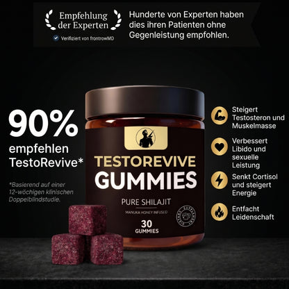TestoRevive™ | Himalayan Shilajit T-Booster Gummies