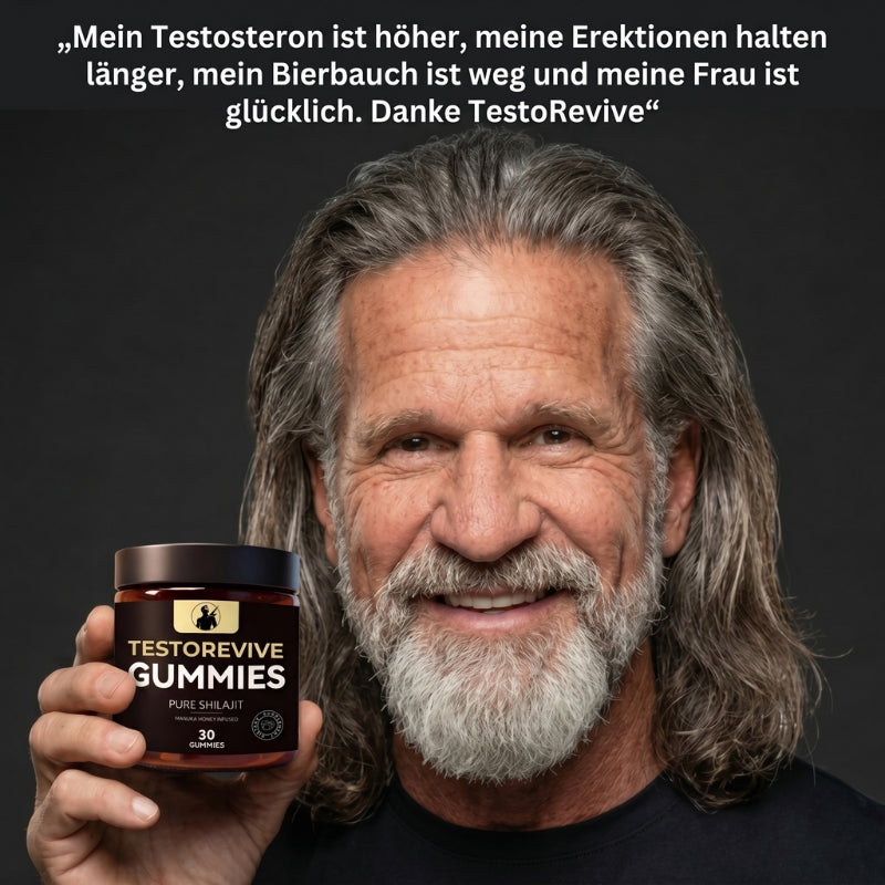 TestoRevive™ | Himalayan Shilajit T-Booster Gummies