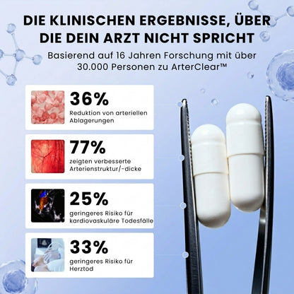 ArterClear™ | Klinische 10.800 FU Nattokinase-Kapseln