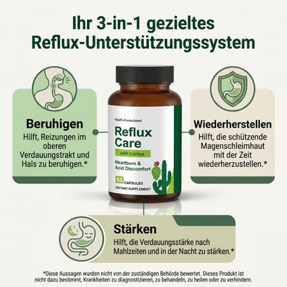 RefluxCare™ | 100% Pflanzlich gegen Sodbrennen