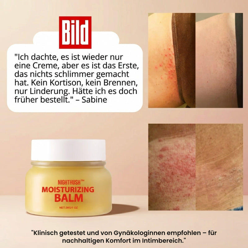 NightHush™ | 100 % natürlicher Balsam bei vulvärem Juckreiz