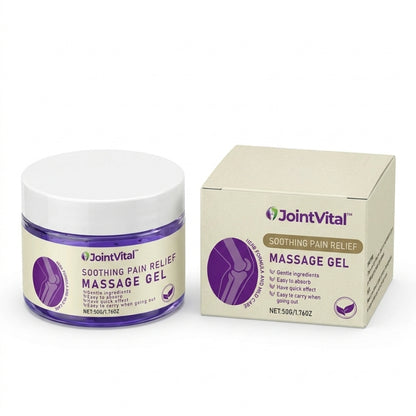 JointVital™ | Lila Gel zur Linderung von Gelenkschmerzen