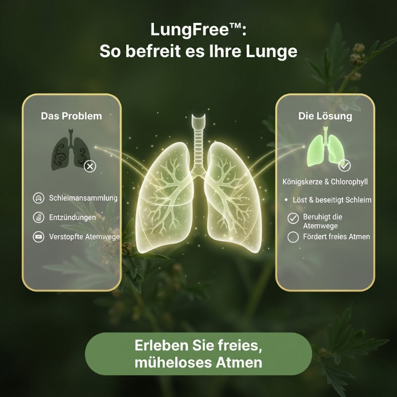 LungFree™ | Königskerzen- und Chlorophyll-Lösung zur Lungenreinigung