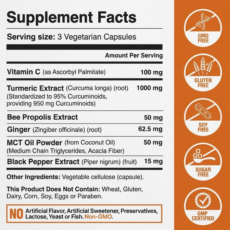 GoldenMood™ | Bioverfügbare Curcumin-Stimmungsformel