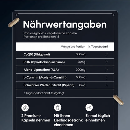 SpermFuel™ | 300mg CoQ10 + hochpotente Verstärker