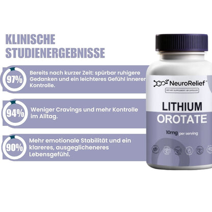 NeuroRelief™ | Lithiumorotat-Nahrungsergänzungsmittel