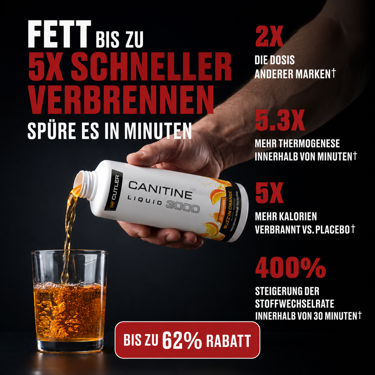 Jcked™ Liquid L-Carnitine 3000MG