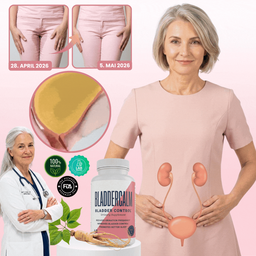 BladderCalm™ | Natürliche Kapseln zur Blasenkontrolle