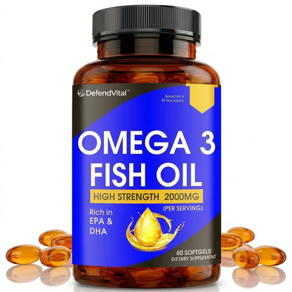 DefendVital™ | Super Omega-3 – Echte Potenz EPA + DHA Formel